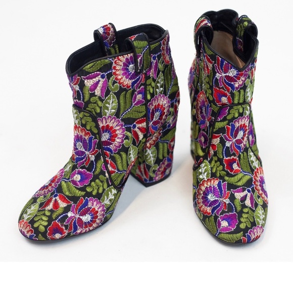 🔥HP🔥 LAURENCE DACADE size 35 embroidered floral - Picture 6 of 8